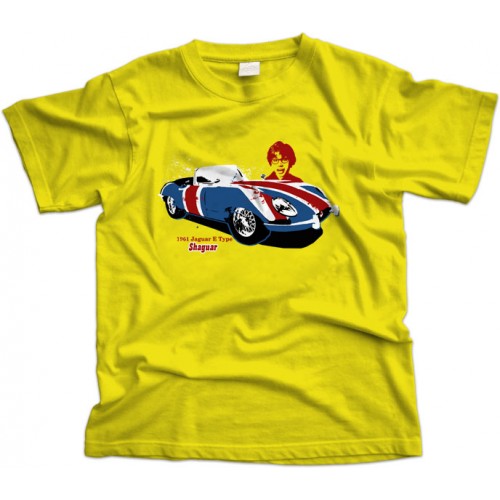 Jaguar E type Austin Powers T-shirt