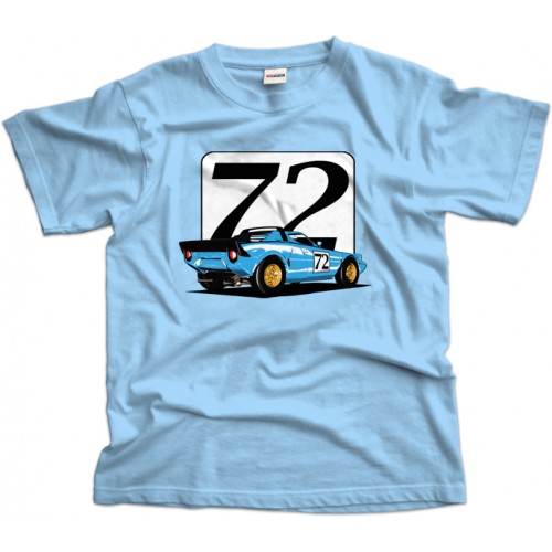 Multiple Colors and Sizes Lancia Stratos T-Shirt for Men Italian Classic Car